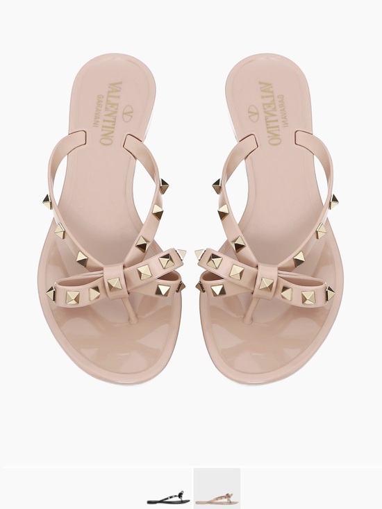 Valentino Garavani Shoes - Valentino Garavani Rockstud Rubber Slippers